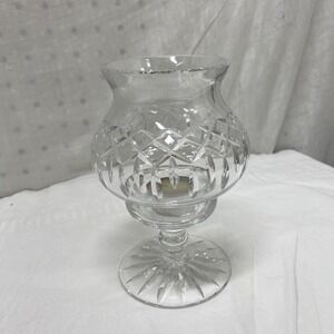 Thomas Webb England Crystal Candle Holder Fairy Lamp READ